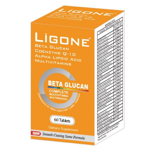 Ligone Beta-Glucan Probiotic Multivitamin 60 Tablet