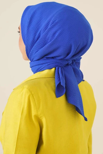 Mio Caz Eşarp Mavi - Resim 3