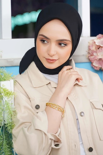 Mio Caz Eşarp Siyah - 2