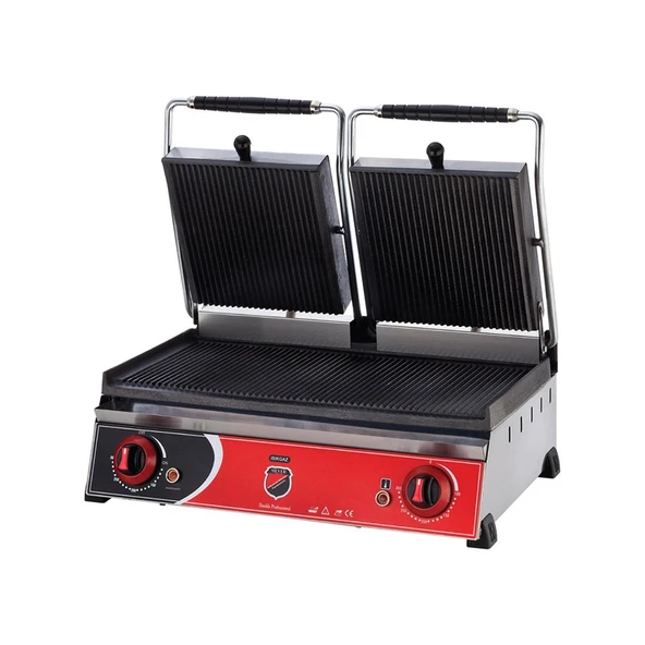 Işıkgaz Silver Elektrikli Döküm Çift Kapak 20 Dilim Tost Makinesi ürün görseli 1