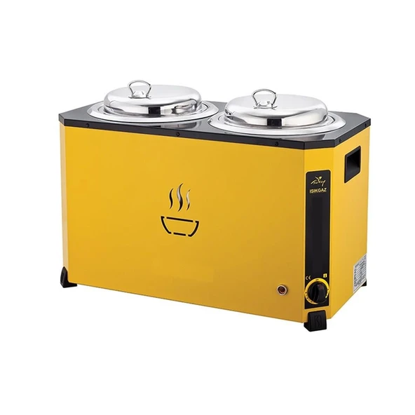 Işıkgaz Silver Elektrikli 9+9 Litre Jumbo Çorba Potu Çorba Kazanı ürün görseli