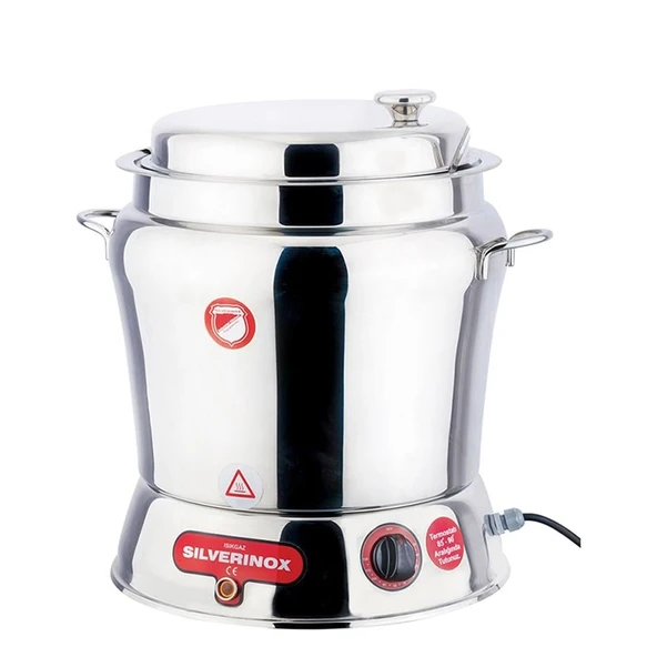 Işıkgaz Silver Elektrikli 9 Litre Çorba Potu - Çorba Kazanı ürün görseli 1