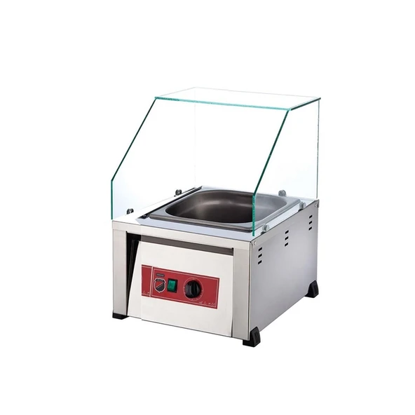 Işıkgaz Silver Endüstriyel Elektrikli Set Üstü 1 Gözlü Benmari ürün görseli 1