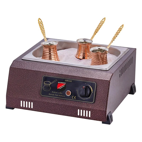 Işıkgaz Silver Elektrikli Set Üstü Kumda Kahve Makinesi 3 Fincan ürün görseli 1