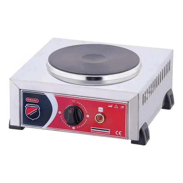 Işıkgaz Silver Set Üstü Elektrikli 1 Gözlü Ocak - Pleyt Isıtıcı ürün görseli