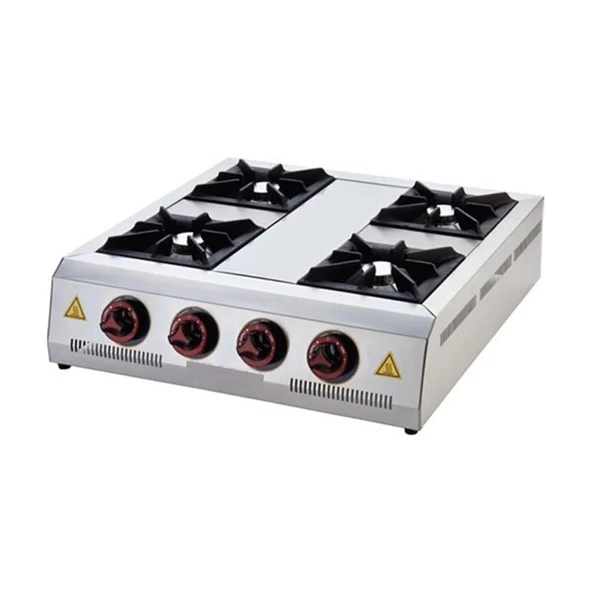 Işıkgaz Silver Endüstriyel Doğalgazlı Set Üstü Mini 4 Gözlü Ocak ürün görseli 1