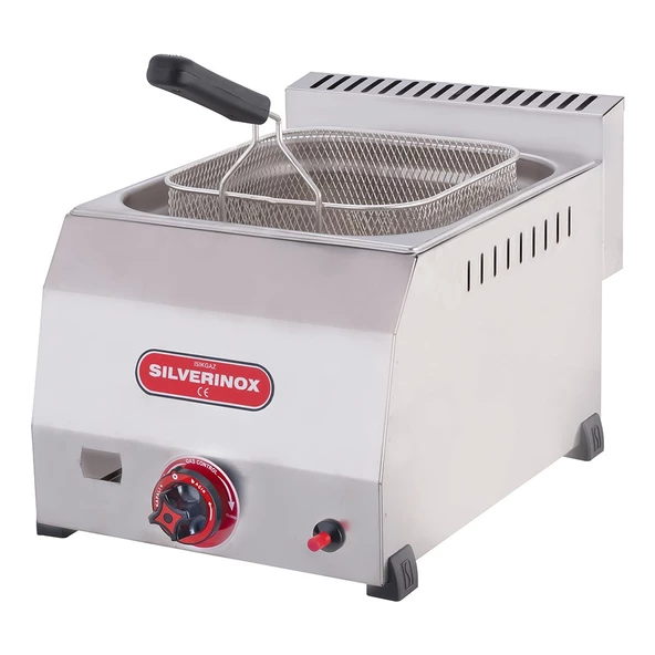 Işıkgaz Silverinox Tekli 5 Litre Doğalgazlı Fritöz SLVR-2702
