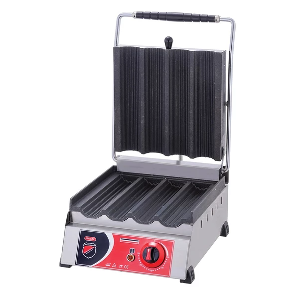 Işıkgaz Silverinox Elektrikli Döküm 4 Lü Dürüm Tost Makinesi