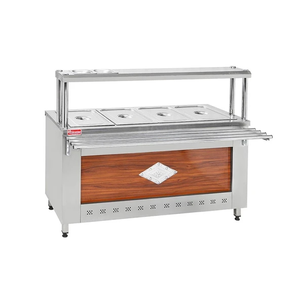 Himaksan  4 Sıcak Elektrikli 4 Gözlü Tezgahlı Benmari HMK-BSE4-4 ürün görseli