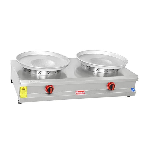 Himaksan  Doğalgazlı Çiftli Set Üstü Tantuni Ocağı ürün görseli 1