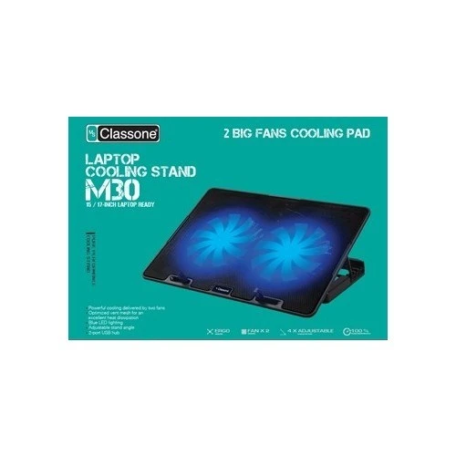 Classone M30 Mavi Led 15.6 Gaming Oyuncu Notebook Soğutucu - 6