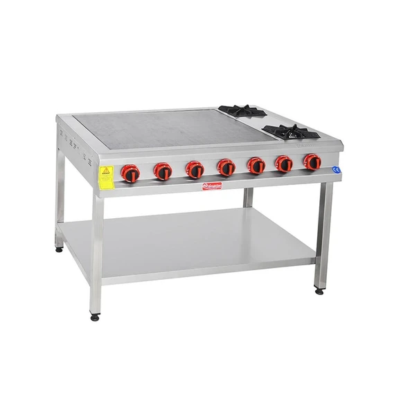 Himaksan  Tüplü Tezgahlı 2 Ocaklı Bazlama Ocağı ürün görseli