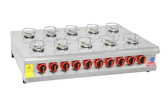 Himaksan  Tüplü 10 Ocaklı Künefe Ocağı Makinesi ürün görseli 1