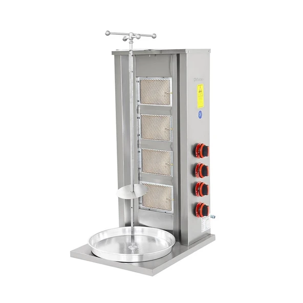 Himaksan  Sanayi Tipi Doğalgazlı 4 Radyanlı Döner Ocağı ürün görseli 1