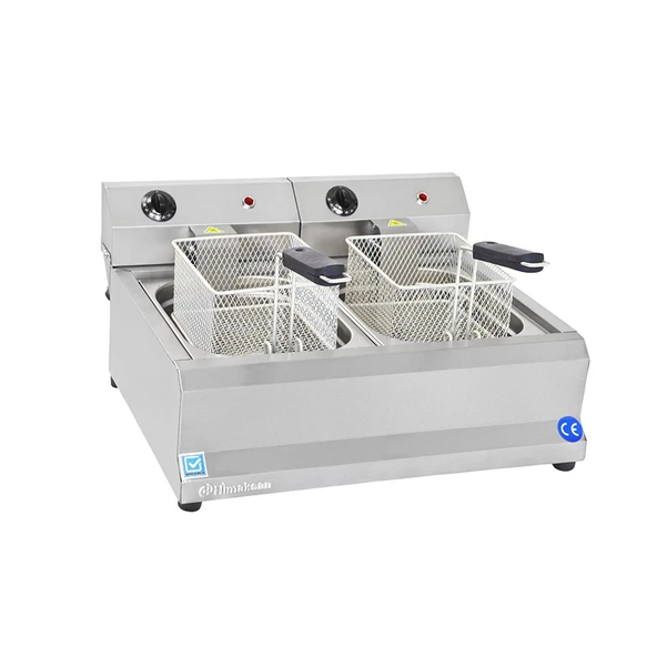 Himaksan  5000 Watt Çiftli 5+5 Lt Elektrikli Fritöz HMK-FE5+5 - 2