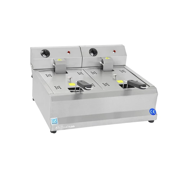 Himaksan  5000 Watt Çiftli 5+5 Lt Elektrikli Fritöz HMK-FE5+5 ürün görseli 1