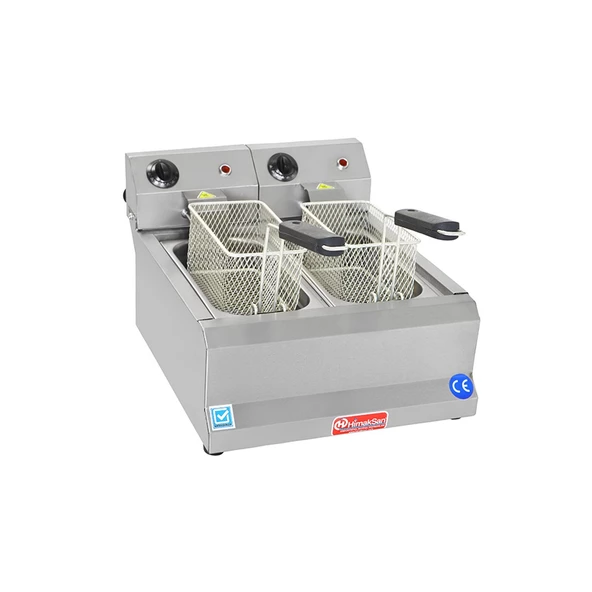 Himaksan  5000 Watt Çiftli 3+3 Lt Elektrikli Fritöz HMK-FE3+3 - 2