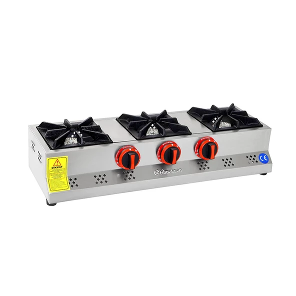 Himaksan  Tüplü Set Üstü Mini Üçlü 3 Gözlü Ocak