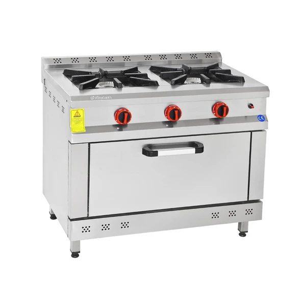 Himaksan  100x60 Cm 2+1 Doğalgazlı 2 Li Fırınlı Ocak-Kuzine ürün görseli