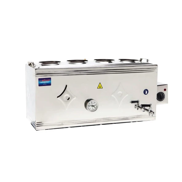 Mizan 80 Lik Gazlı + Elektrikli 60 Litre Üst Çay Kazanı - Üst Kazan - 1
