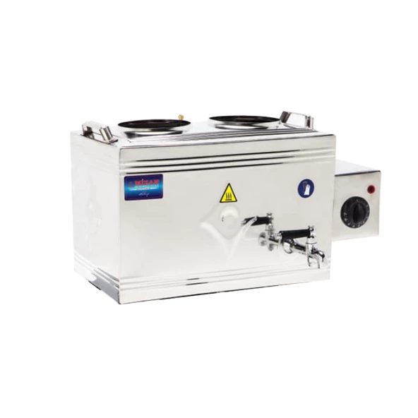 Mizan 25 Lik Gazlı + Elektrikli 20 Litre Üst Çay Kazanı - Üst Kazan