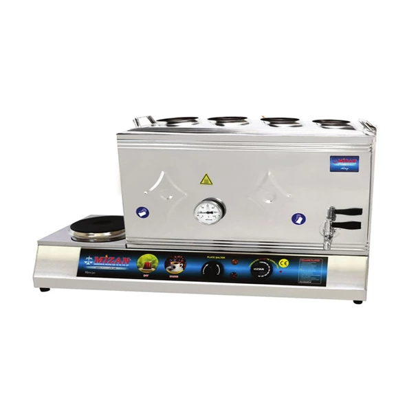 Mizan 80 Lik Elektrikli 60 Litre 4 Demlikli Çay Kazanı