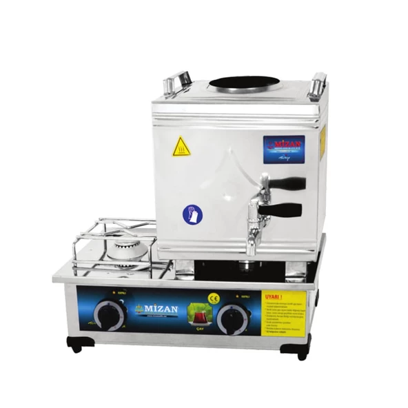 Mizan 15 Lik Doğalgazlı 10 Litre 1 Demlikli Çay Kazanı