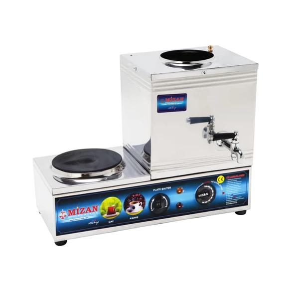 Mizan 15 Lik Elektrikli 10 Litre 1 Demlikli Çay Kazanı