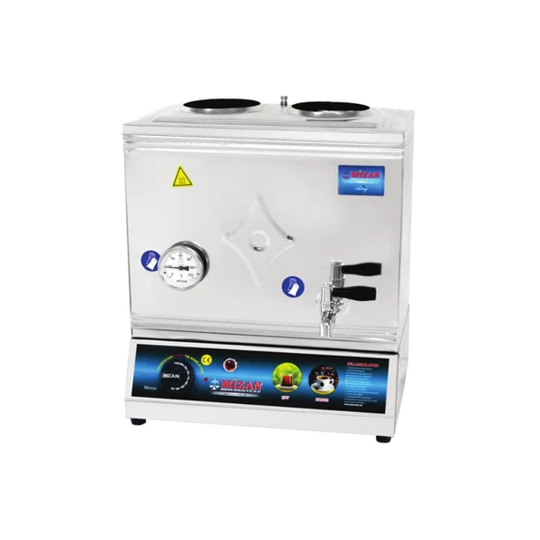 Mizan 40 Lık Elektrikli 30 Litre 2 Demlikli Çay Kazanı