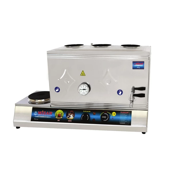 Mizan 60 Lık Elektrikli 40 Litre 3 Demlikli Çay Kazanı