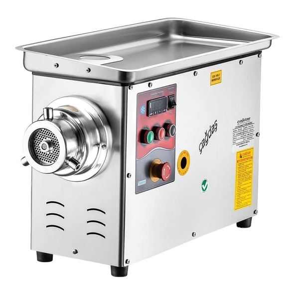 Çağdaş 22 No 22 Lik Soğutuculu Paslanmaz Et Kıyma Makinesi 220V ürün görseli