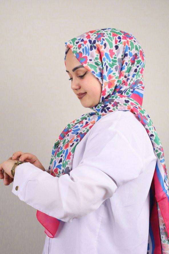 İpekal Desenli Exclusive Naturel Şal - Desen-02 - Renk-04 -50