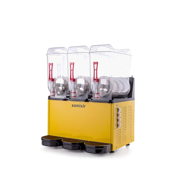 Samixir Triple Üçlü 12+12+12 Lt Slush Buzlaş Karlamaç Makinesi SLUSH-36-Y - Resim 2