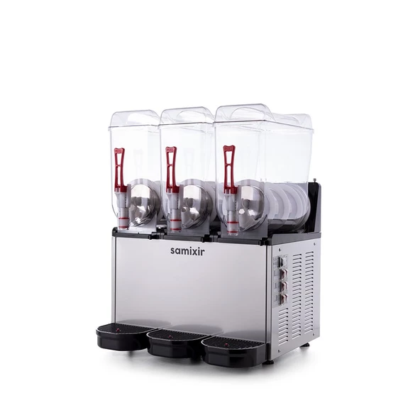 Samixir Triple Üçlü 12+12+12 Lt Slush Buzlaş Karlamaç Makinesi SLUSH-36-I - 8