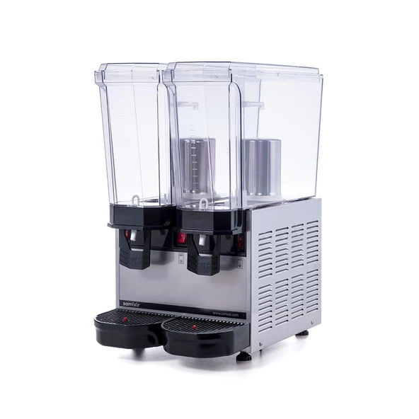 Samixir Klasik Twin 20+20 Lt Fıskiyeli Soğuk İçecek Makinesi 40-SSI - 2