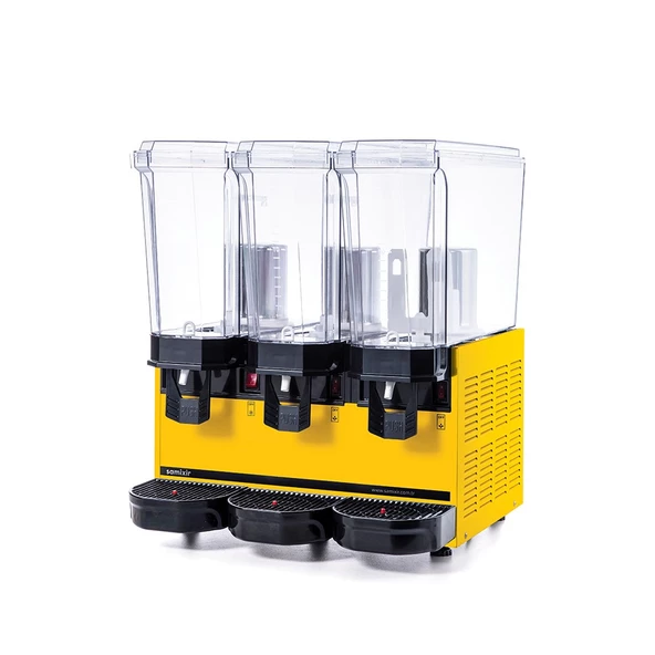 Samixir Klasik Triple 60 Lt Fıskiyeli-Karıştırıcılı Soğuk İçecek Makinesi 60-SSMY - 2
