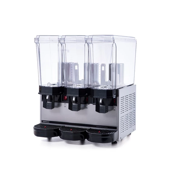Samixir Klasik Triple 60 Lt Fıskiyeli-Karıştırıcılı Soğuk İçecek Makinesi 60-SMMI - 2