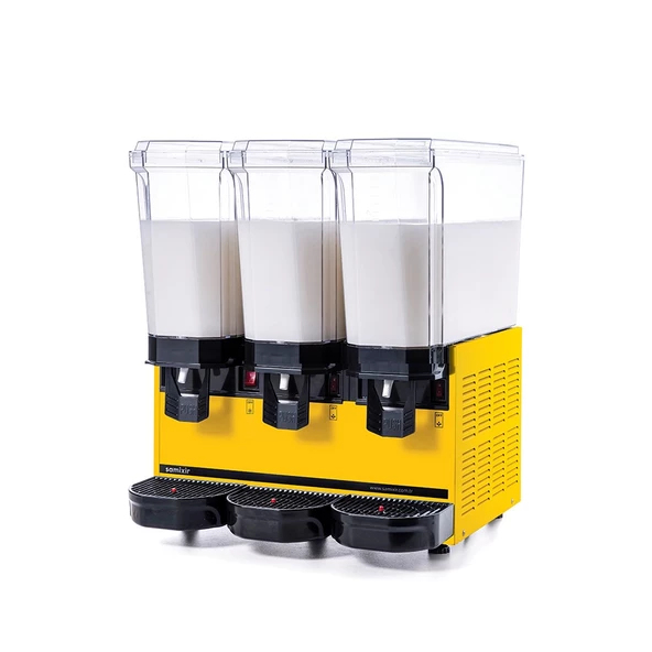 Samixir Klasik Triple 30+30+30 Lt Karıştırıcılı Soğuk İçecek Makinesi 60-MMMY - 2
