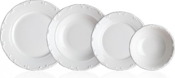Acar Liyana 6 Kişilik 24 Parça Yemek Takımı - 4