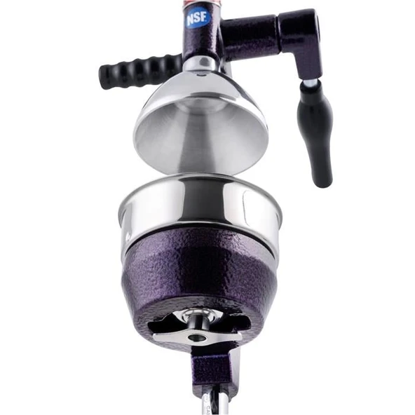 Cancan Profesyonel Nar Tipi Manuel Narenciye Meyve Presi Makinesi -Siyah - Resim 4