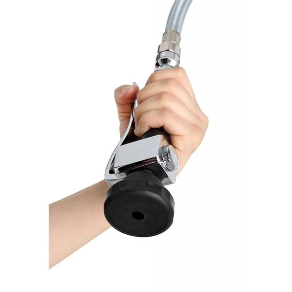 Cancan MT02 Deluxe Tezgaha Monte Ara Musluklu Mutfak Bataryası - Resim 3