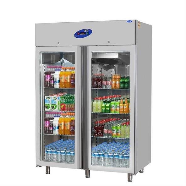 CSA Karacasan 1400 Lt Dik Tip Çift Kapılı Derin Dondurucu(430 Çelik)