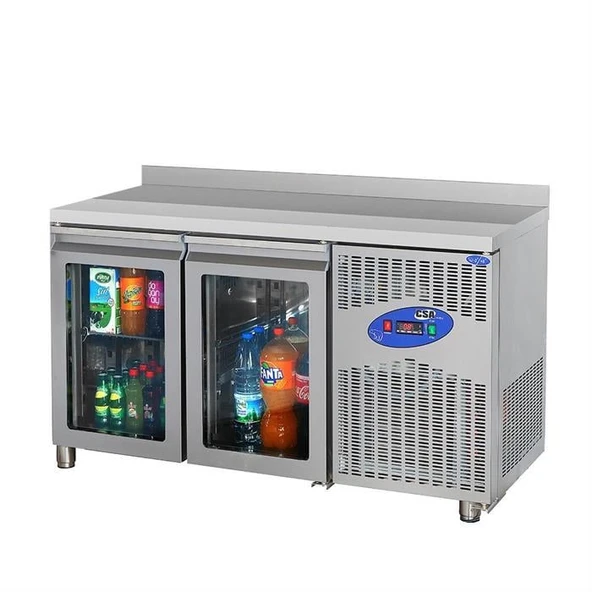 CSA Karacasan 281 Lt İki Kapılı 700'Lük Tezgah Tipi Buzdolabı(304 Çelik) ürün görseli