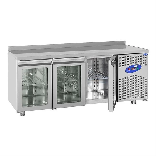 CSA Karacasan 474 Lt Üç Kapılı 700'Lük Tezgah Tipi Buzdolabı(304 Çelik) - Resim 2