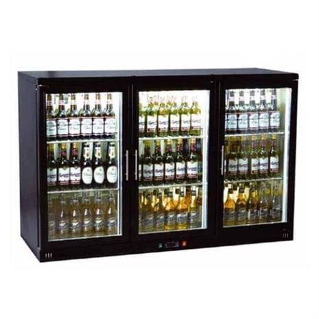 CSA Karacasan Üç Kapılı Set Üstü Bar Arkası Şişe Soğutucu Buzdolabı (210 Litre)