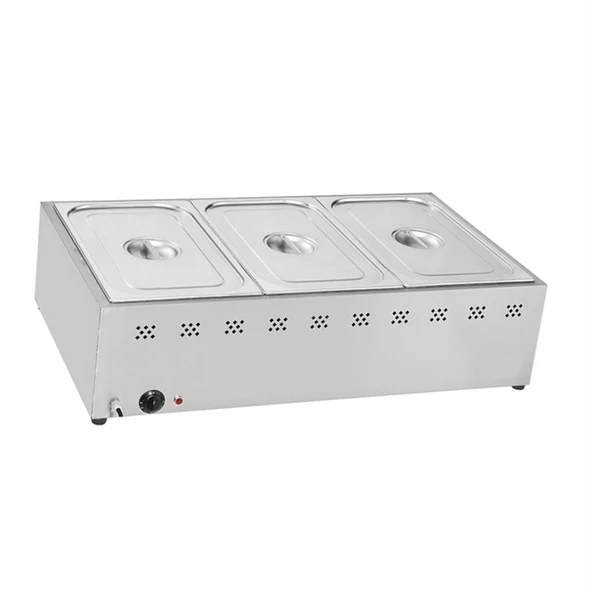 CSA Karacasan Tip Elektrikli Set Üstü 3 Gözlü Benmari - 2