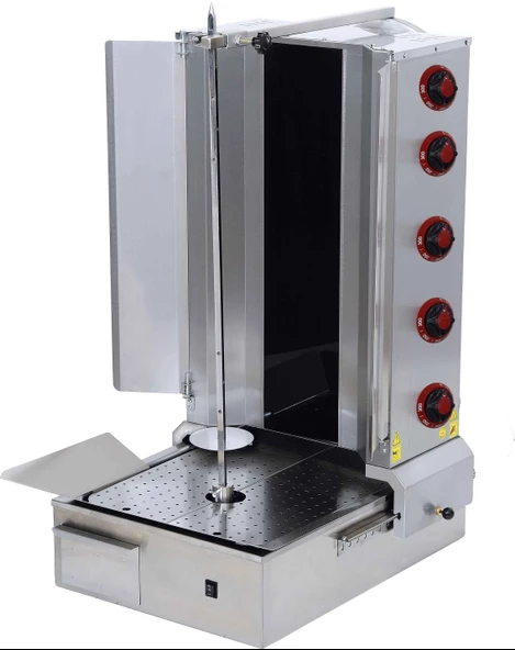 CSA Karacasan  Elektrikli 5 Radyan Alttan Motorlu Döner Ocağı Makinesi