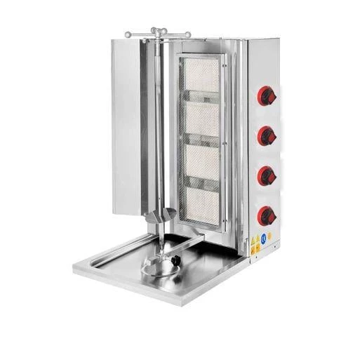 CSA Karacasan Doğalgazlı 4 Radyanlı Döner Ocağı Makinesi