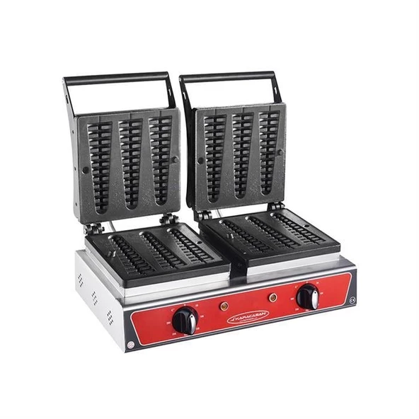 CSA Karacasan Elektrikli Döküm Çubuk Waffle Makinesi 6 Lı - 2