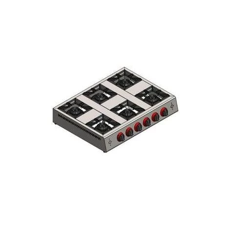 CSA Karacasan Tüplü Altılı 6 Gözlü Mini Set Üstü Ocak